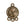 Beads Retail sales Link frame for Swarovski 1122 Rivoli 12mm brass (1)