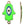 Beads Retail sales Hamsa hand link cold enamel green 20x32mm (1)