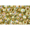 cc998 - Toho beads 6/0 gold lined rainbow light jonquil (10g)