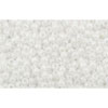cc401 - Toho beads 15/0 opaque rainbow white (5g)