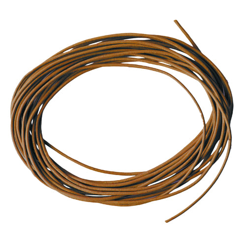 Leather cord tan 1mm (3m)