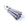 Beads Retail sales Suede tassel Grey 36mm and silver color cap (1)