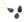 Beads wholesaler Drop bead pendant black Onyx faceted 10x16mm-0.9mm (1)