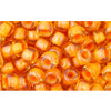 cc950 - toho beads 6/0 jonquil/ burnt orange lined (10g)