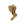 Beads Retail sales leaf fairy charm gold plated 10x21mm (1)