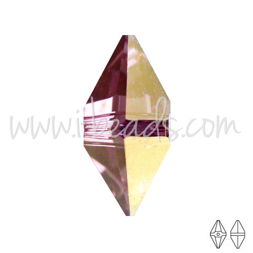 Buy Swarovski Elements 5747 double spike crystal lilac shadow 12x6mm (1)