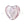 Beads wholesaler Murano bead heart amethyst and silver 10mm (1)