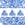 Beads wholesaler KHEOPS par PUCA 6mm pastel sapphire (10g)