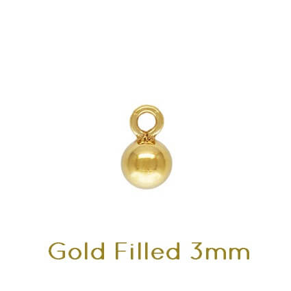 Buy Ball Drop End Gold Filled 3mm (x1)