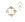 Beads wholesaler Diamond pendant connector small in Sterling silver 925 and gold plated - 13 mm(1)