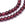 Beads Retail sales Natural Grade A Garnet Round Bead 3mmx1 - 130/strand - 40cm (1 strand)