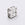 Beads wholesaler Rhinestone squaredelle crystal on metal silver finish 6mm (2)