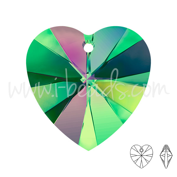 swarovski heart pendant crystal vitrail medium 18mm (1)