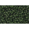 cc940f - Toho beads 15/0 transparent frosted olivine (5g)