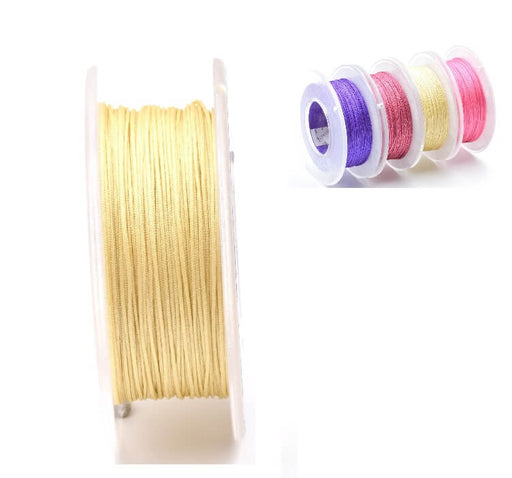 Buy Polyester thin Cord 0.5mm Beige CHAMPAGNE (3m)