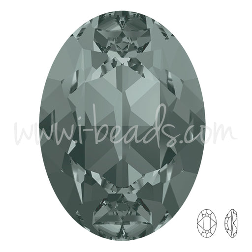 Buy Swarovski 4120 oval fancy stone black diamond 18x13mm (1)
