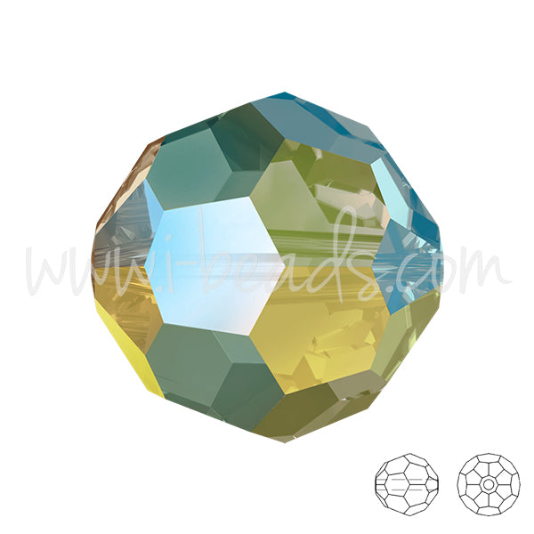 Swarovski 5000 round beads crystal iridescent green 8mm (4)