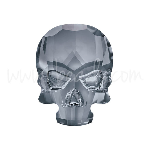 Buy Swarovski 2856 skull flat back crystal silver night 14x10.5mm (1)