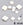 Beads wholesaler Bead natural white shell Clover 6mm, hole 0.8mm (5)