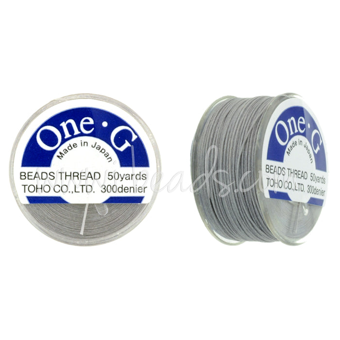 Toho One-G bead thread Light Grey 50 yards/45m (1)