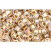Buy cc994 - Toho beads 8/0 gold lined rainbow crystal (10g)
