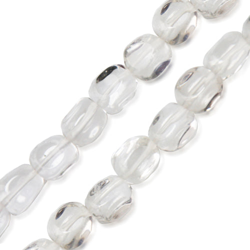 Buy Crystal quartz nugget beads 8x10mm strand (1)