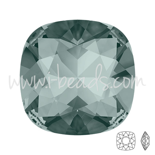 Buy Swarovski 4470 square fancy stone black diamond 12mm (1)