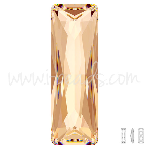 Buy Swarovski 4547 princess baguette fancy stone crystal golden shadow 24x8mm (1)