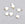 Beads Retail sales Bead natural white shell heart 8x8mm, hole 0.8mm (5)
