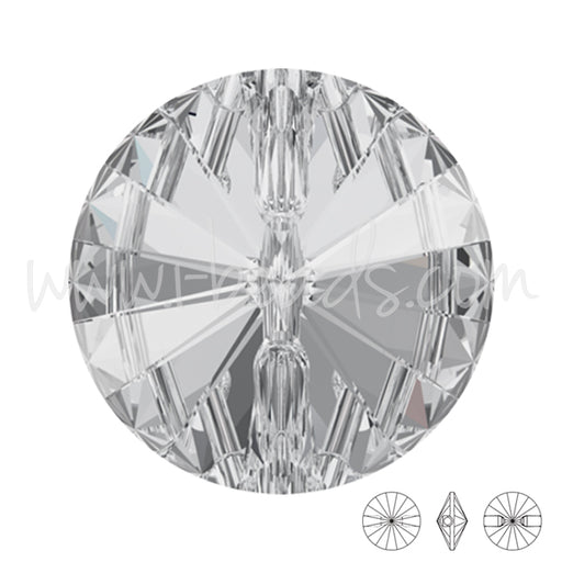 Buy 3015 Swarovski round button crystal foiled14mm (1)