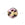 Beads wholesaler Murano bead round pink leopard 6mm (1)