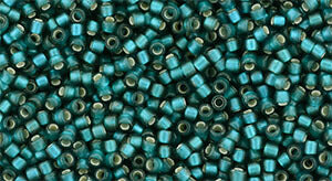Buy cc27BDF - Toho beads 15/0 silver lined frosted teal (5g)