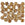 Beads wholesaler Honeycomb beads 6mm topaz bronze picassso (30)