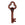 Beads wholesaler Key charm metal antique copper plated 21.8mm (1)