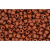 cc46lf - Toho beads 11/0 opaque frosted terra cotta (10g)