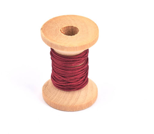 Buy Satin cord burgundy 0.7mm, 5m (1)