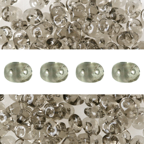 Super Duo beads 2.5x5mm Black Diamond (10g)