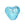 Beads Retail sales Murano bead heart aquamarine and silver 10mm (1)