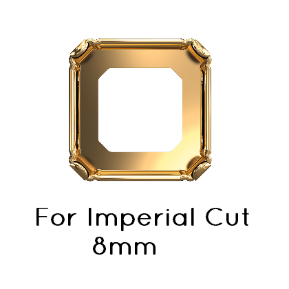 Buy Swarovski 4480/S Imperial Cut Setting 8mm Gold (2)