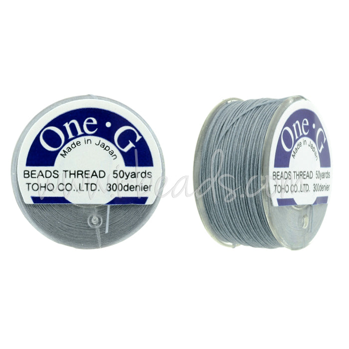 Toho One-G bead thread Grey 50 yards/45m (1)