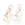 Beads wholesaler Cylinder screw clasp brass silver finish 15mm (1)