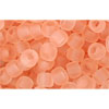 cc11f - toho beads 6/0 transparent frosted rosaline (10g)