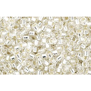 Buy cc21 - Toho Treasure beads 11/0 silver lined crystal (5g)