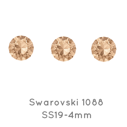 Buy Swarovski 1088 xirius chaton Silk F 4mm -SS19 (10)