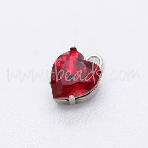 Buy Pendant setting for Swarovski 4831 heart 11mm antique silver plated (1)