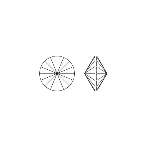 Buy Swarovski 1122 rivoli jet 10mm-ss47 (2)