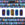 Beads wholesaler 2 holes CzechMates bricks iris blue 3x6mm (50)