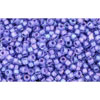 cc934 - Toho beads 15/0 light sapphire/opaque purple lined (5g)