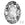 Beads wholesaler Swarovski 4120 oval fancy stone crystal black patina 18x13mm (1)