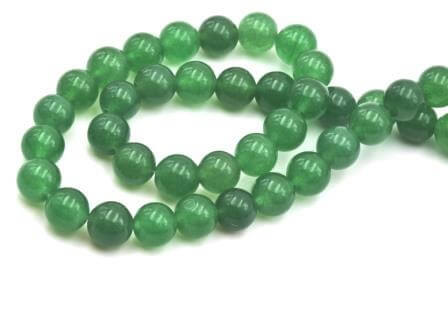 Buy Natural Green Aventurine rounds Bead Strand, Dyed - 8mm 48pcs/strand (1 strand)